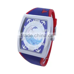 Multi Color Kids Silicone Rubber Band Watch OEM Children's Quartz Watch thumbnail-5