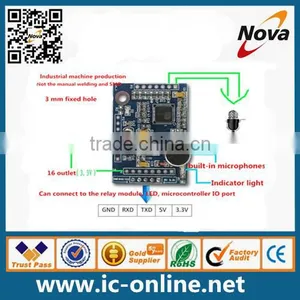Hot Selling the Speech Recognition Module LD3320 Integration With Single Chip Microcomputer, IO Technical Support thumbnail-2