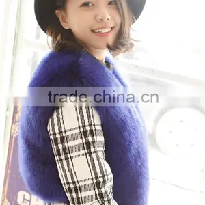 New 2016 Winter Coat Women Import Whole Peel Fox Fur Vest High-Grade Fur Coat Fashion Women Clothes Size:S-XXL thumbnail-2