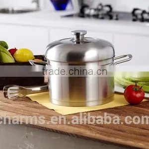 Charms Double Handles Stainless Steel Steamer thumbnail-3
