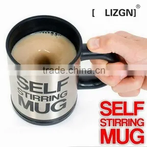 Automatic Electric Self Stirring Mugs Coffee Mixing Drinking Cup Stainless Steel thumbnail-1