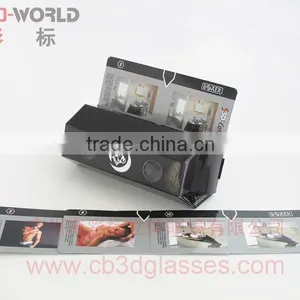 Cardboard 3D Vertical Insertion Style Stereo Viewer With Photograph thumbnail-1