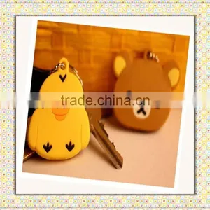 Colorful Rubber Promotional Simple Cool Key Holder thumbnail-1