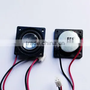 28mm 8ohm 2w Square Plastic Mini Speaker thumbnail-1