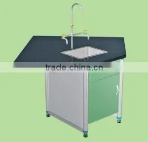 Lab Furniture Steel Corner Bench thumbnail-5