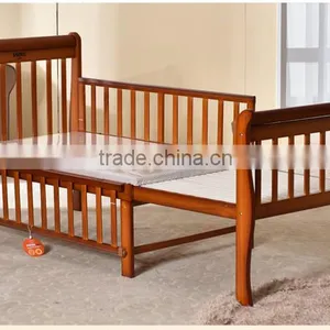 Multipurposes Wooden Baby Crib With Wheels Solid Wood Baby Cribs thumbnail-4