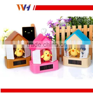 Bird Shape Decorative Shooting Target Gun Alarm Clock thumbnail-1