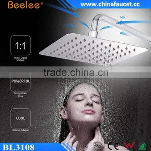 Bathroom Water Saving Chrome Overhead Shower thumbnail-1