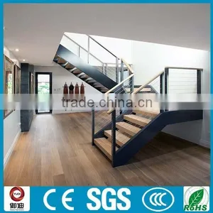 U Shape Precast Residential Staircase , Wood Stairs ---YUDI thumbnail-1
