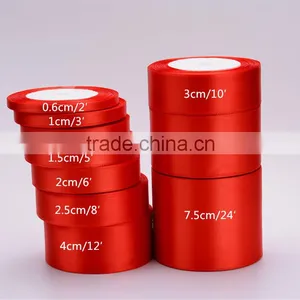 Top Quality Wholesale Simple Design 4 Inch Polyester Satin Ribbon thumbnail-3