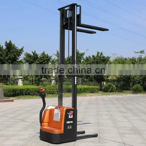 Factory Price Offer Full Electric Powered Forklift Pallet Stacker (CDD14) thumbnail-6