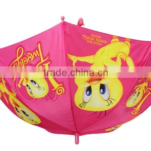 Kids Pink Duck Animal Umbrella thumbnail-1