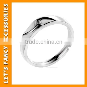 925 Sterling Silver Rings In White Zircon Lots Sterling Couple Silver Rings PGRG0102 thumbnail-2