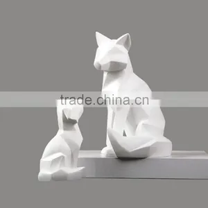 Handicrafts Polyresin Wolf Sculpture Decors thumbnail-1