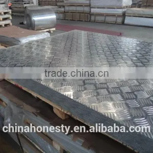 Five Bar Alloy 5083 5052 5754 Aluminum Chequred Plate thumbnail-2