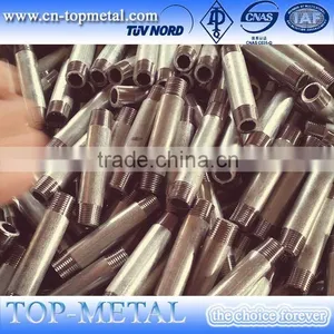 Carbon Steel Pipe Fitting Welded Long & Short Thread Nipple thumbnail-1