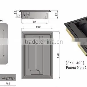 SK1-300 Vertical Door Handle Window Handle thumbnail-3