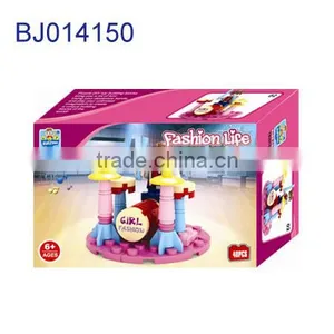 Lovely Kids Diy Toy 3d Block Drum Kit thumbnail-1