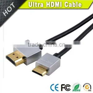 Ultra-Slim HDMI Cables 3D & 4K Rated With Ethernet - 3 Feet thumbnail-4