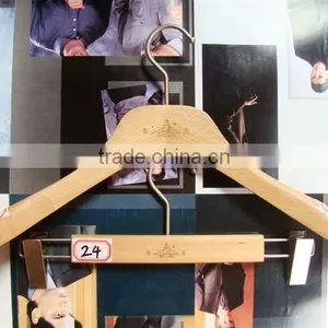 Natural High Quality Wooden Hanger Top Wooden Hanger Long Hook Hanger thumbnail-6