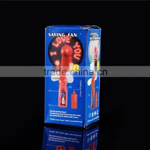 Promotional Gift Customized Message Mini Program LED Fan thumbnail-4