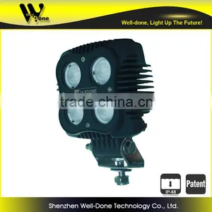Factory Direct Offer Oledone Square 4" 40W Volvo Excavator Construction Agricultural Mining Truck Led Work Light thumbnail-1