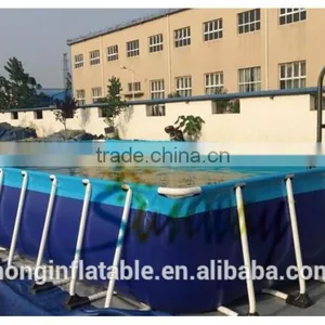 Hot Selling Metal Frame Rectangular Swimming Pool Inflatable thumbnail-6