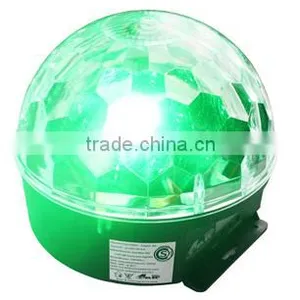 Top Quality Pro Color Changing Hanging Ball Lighting RGBWYP 6PCS 3W Crystal Ball Rotating Color Light thumbnail-5