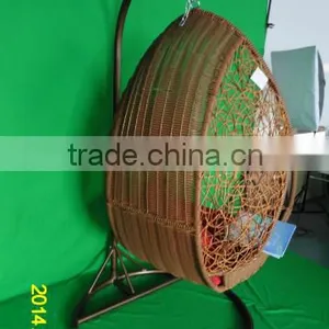 0503balcony Garden Elegant Comfortable Rattan Hanging Swing Egg Chair YPS080 thumbnail-3