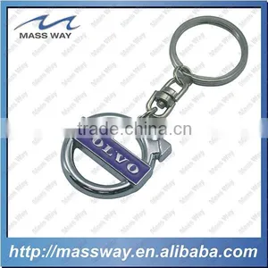 Double Plating Gold and Silver Custom Promotional 3D Beer Metal Key Ring thumbnail-6