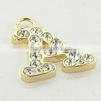 Fashion Crystal Letter Pendant thumbnail-1