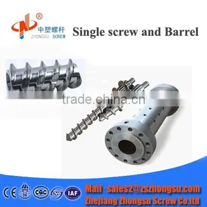 Bimetal Single Extruder Rubber Screw Barrel for Rubber Shoes thumbnail-5