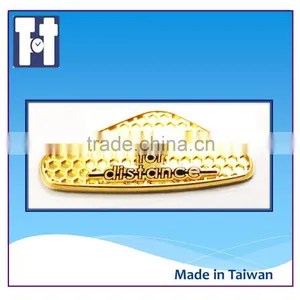 Thick Nameplate Gold 3d Metal Sticker thumbnail-6