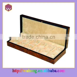Hot Selling Wooden Cufflinks Storage Box Hig Quality Gift Cufflink Box thumbnail-1