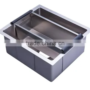 CUPC Handmade Stainless Steel Kitchen Sink Single Bowl Under Mount 16 Gauge thumbnail-2