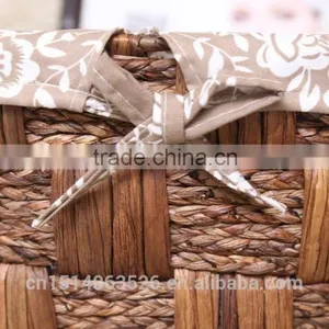 2016 Most Popular Straw Basket With Liner/storage Basket thumbnail-4