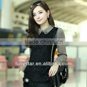 Han Edition Lambs Wool Top Long Mature Coat thumbnail-1