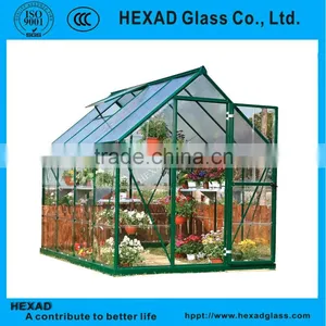 Hexad Mini Comercial Tempered Glass Greenhouse Panels thumbnail-3