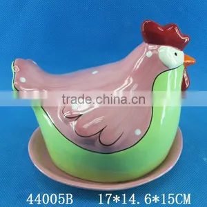 Lovely Cock Ceramic Kitchen Bread Plate thumbnail-6