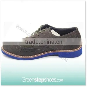 Fashion Gray Suede Leather Nice Footwear, Footwear For Men thumbnail-2