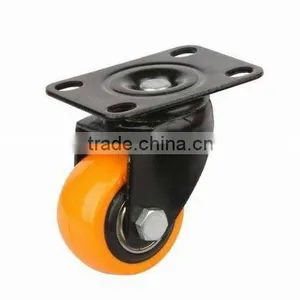 Light Duty Caster With Top Plate With Brake thumbnail-1
