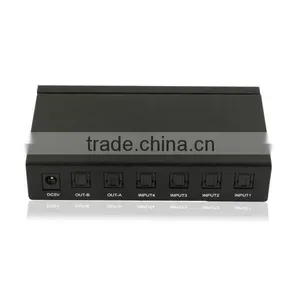 Spdif Digital Optical Audio Matrix 4x2 thumbnail-2