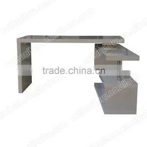 White High Gloss Rotating Table thumbnail-4