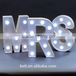 New Mould Marquee Letter Light MR & MRS Wedding Decoration Marquee Letters Light thumbnail-1