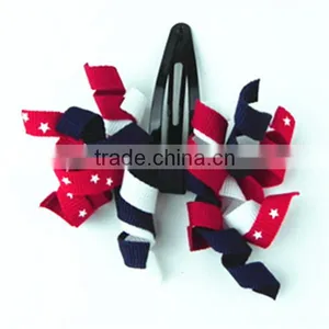 Free Sample Hot Sale Cotton Vintage Crown Hair Barrettes thumbnail-1