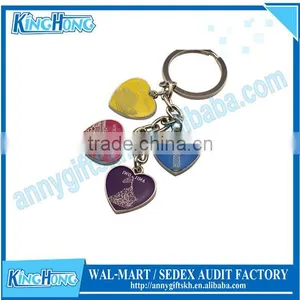 Heart Shape Classic Promotional Car Keychain thumbnail-1