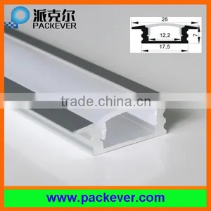 Recessed Mounted LED Strip Light Aluminum Profile With PC Cover thumbnail-1