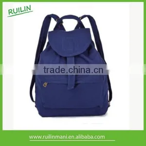 Leisure Drawstring Backpack Canvas thumbnail-4