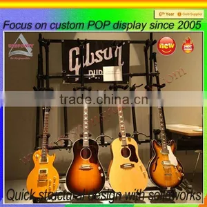Wholesale Guitar Display Cases for Sale With Lights thumbnail-2