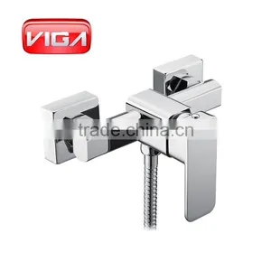 VIGA Good Quality Shower Mixer Single Lever Brass Body Chrome Toilet Shower Mixer thumbnail-1